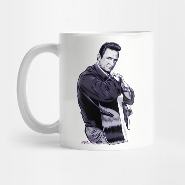 Johnny Cash - An illustration by Paul Cemmick by PLAYDIGITAL2020